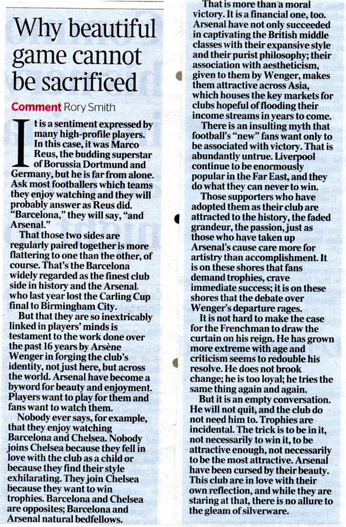 Times 6Dec12 Compare Arsenal and Barca001