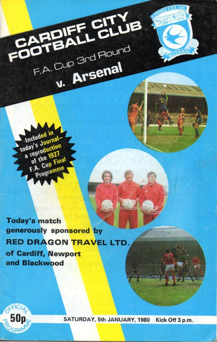 Cardiff programme 5Jan80 1