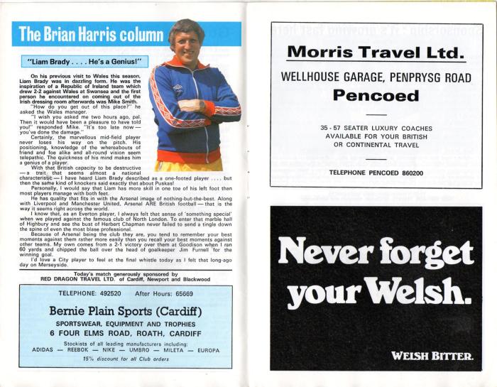 Cardiff programme 5Jan80 5