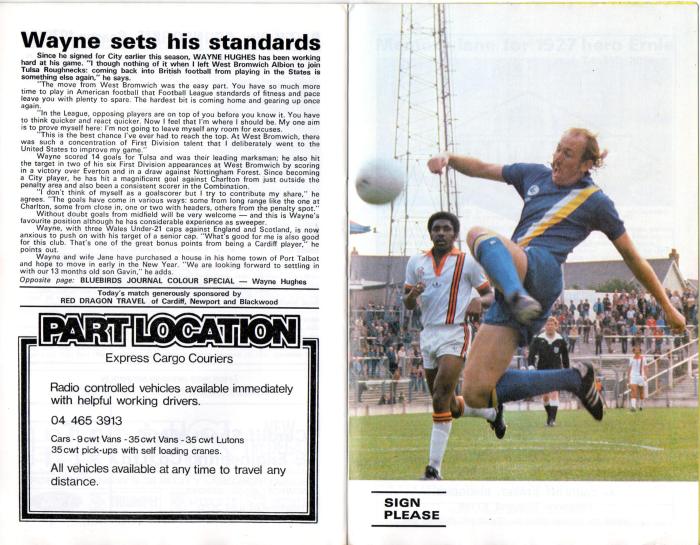 Cardiff programme 5Jan80 9