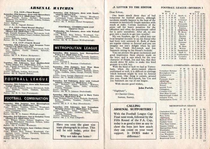 Arsenal v Man Utd 24Feb68 7