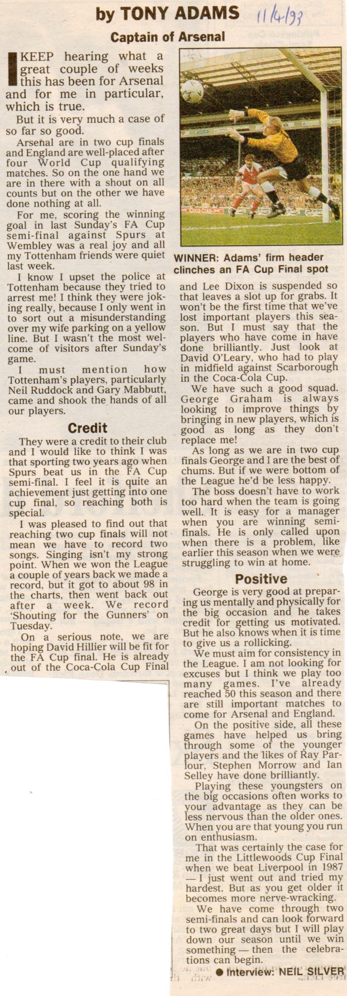 Arse v Spurs FACSF93 4