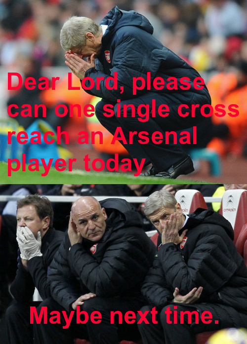arsene prays