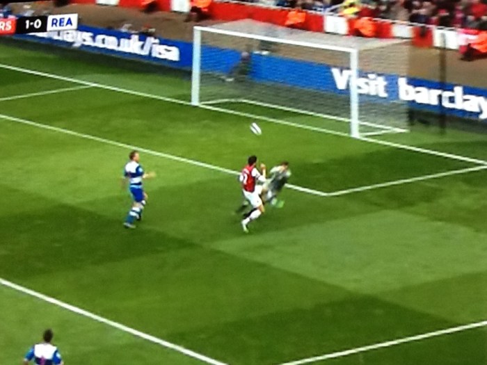 giroud fouled by stuart taylor