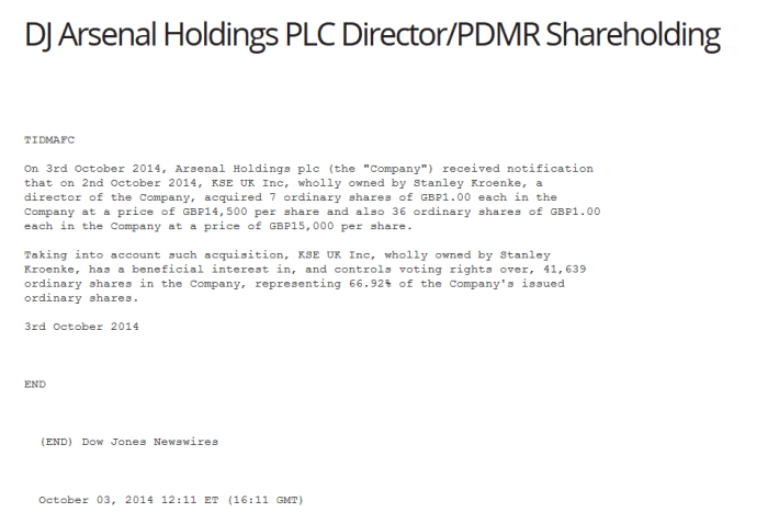 KSE share purchase 3Oct14